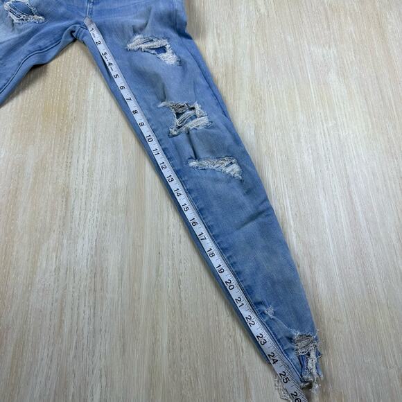 American Eagle Ne(x)t Level Stretch Super Hi Rise Skinny Jegging Jeans 00 Short - Picture 11 of 14